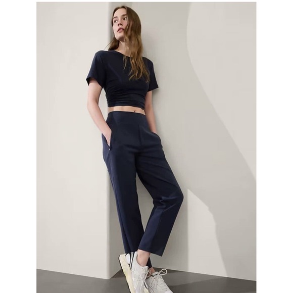 Athleta Pants - ATHLETA Endless High Rise Pant | Navy 12 Petite #533636